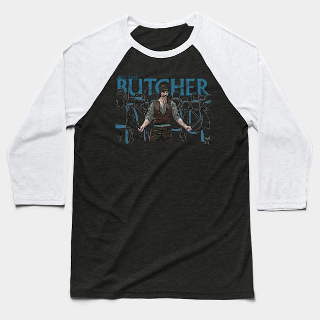 Gangs of NY: Bill the Butcher Baseball T-Shirt by 51Deesigns